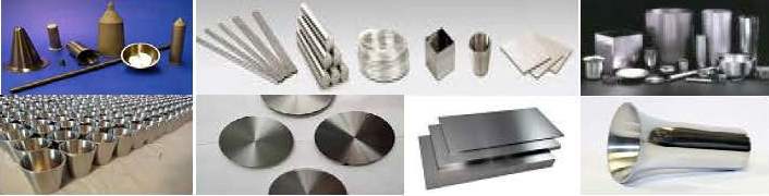 W, Mo, Nb & Ta Crucibles & Their Related Products